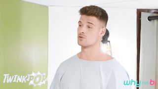 TWINKPOP - Malik Delgaty Gets His Boner Taken Care Off By Horny Nurses Trevor Brooks And Mimi Malibu