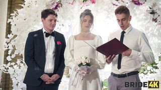 BRIDE4K. A real wedding anal fuck, Bride was nailed by a toastmaster
