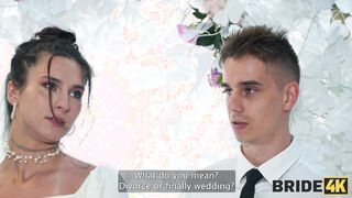 BRIDE4K. A real wedding anal fuck, Bride was nailed by a toastmaster
