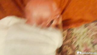 Once his new wife left, he went to his stepdaughter's room for a shagging session.