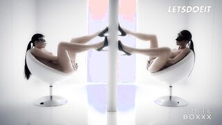 Stunning Babes Silvie Deluxe & Lucy Li Help Each Other Orgasm - WHITEBOXXX