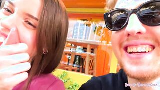 Teenie Gets Juicy Cum In Mouth!! | Sex Vlog Jamie Young in Athens