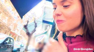 Teenie Gets Juicy Cum In Mouth!! | Sex Vlog Jamie Young in Athens