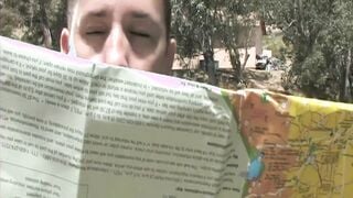 Stepsister gets her pussy and ass fucked outdoors - Haley Young