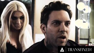 TRANSFIXED - Jane Wilde Confronts Fiance's Trans Mistress Aubrey Kate In A Strip Club! HARD 3-WAY