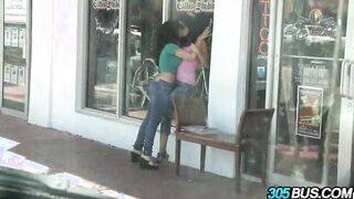 Abella Anderson & Ava Addams get down and dirty in a Spanish orgy