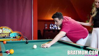 Alex Charger & Rebecca Volpetti take taboo POV pounding in their moms' panties