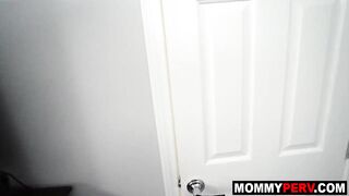 Stepmom Sheena Ryder catches stepson jerking off under the blanket and gives him a hand