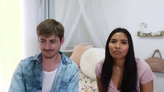 Jada Kai & Jackie Knight share a hot creampie from their stepmom in lingerie