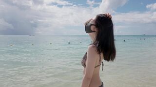 Preview of the petite asian's romantic POV on a island ride - VLOG