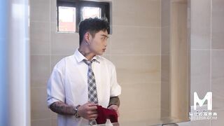 Stepmom's Creampie - Asian MILF gets a close-up view of her tight pussy & tight mouth