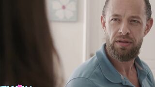 My Stepdad Is Bigger than Yours - A Virgin Teen's Deepthroat and Blowjob Jokes