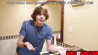 Lauren Phillips & Chris Lockwood get down & dirty with their stepmom in a wild impregnation session