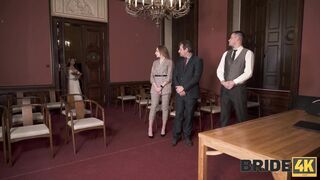 Killa Raketa cheats on her fiance with a slutty wedding bride party in public