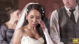Killa Raketa cheats on her fiance with a slutty wedding bride party in public