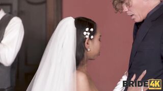 Killa Raketa cheats on her fiance with a slutty wedding bride party in public