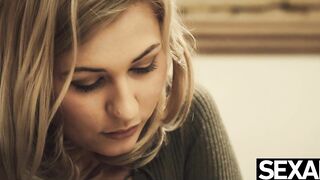 Blonde bombshell daphne Anbel & her lesbian lover go wild with multiple orgasms
