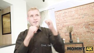 Leo Dee seduces a young stud with her hot mature pussy