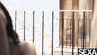 Watch these horny babes get turned on watching their friend's wife get pounded hard