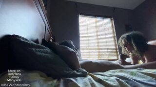 Stepmom with big butt takes a hot creampie after visit