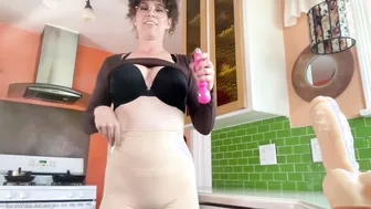 Stepmom caught & ridden hard on FaceTime while getting wet and wild