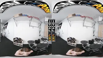 Busty babe Bess Breast gets her big boobs banged in virtual reality