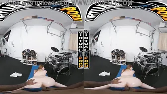 Busty babe Bess Breast gets her big boobs banged in virtual reality