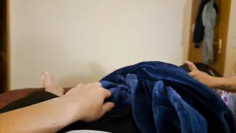 Stepmom and I share bed and get down and dirty in POV