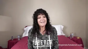 Desperate Amateurs chubby MILF mom and chubby wife need cash for a hot casting couch gag