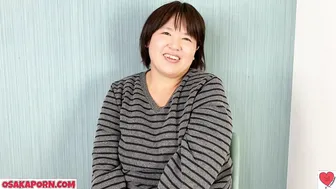 Watch this Japanese MILF with massive tits talk dirty about her sex life in POV