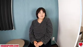 Watch this Japanese MILF with massive tits talk dirty about her sex life in POV