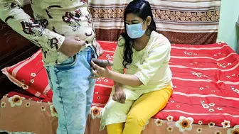 My horny step brother catches my Indian bhabhi sister alone and can't resist her lustful desires