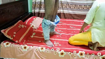 My horny step brother catches my Indian bhabhi sister alone and can't resist her lustful desires