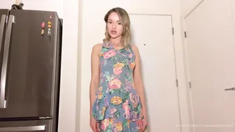 Hot blonde MILF dominates you with her huge tits & gives jerk off instructions while you stroke your cock