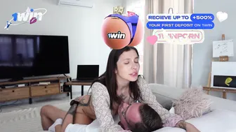 Stepmom can't resist my hot tattooed body & begs for a cumload in her mouth
