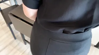 Watch me, my teacher, get fucked and cum on my glasses while she's always horny!