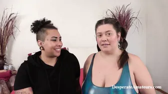 Desperate Indian Amateurs beg for money & get interviewed for big black cock