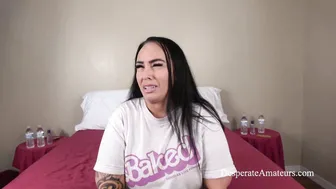 Big titty chubby babes need some hot sex and spitroasted in this casting compilation