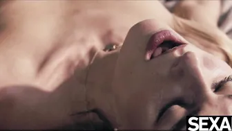 Horny blonde babe gets her hairy pussy filled with hot jizz after passionate sex
