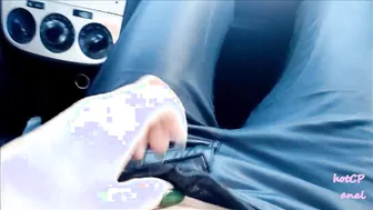 Driver pounds cheating wife's ass & fills it up with cum