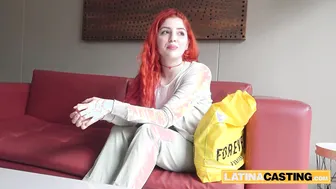 Chica Pelirroja's fake tits get drilled hard by BWC agent, Steve Hard