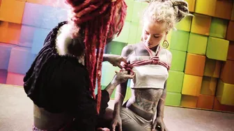 Lily Lu & Anuskatzz get kinky with BDSM in this tutorial on how to use bondage to get along with each other