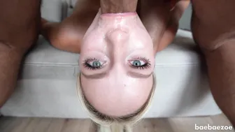 Baileyaezoe goes wild with a deepthroat POV session with her favorite German dong