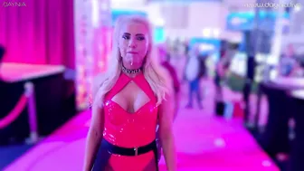 Daynia & DirtyRon1975 get down & dirty in public & walk a cumshot with a twist