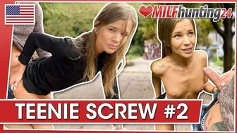 Sarah Kay gets pounded hard in a park by a hot German MILF