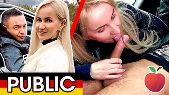 Tatiana Swank gets nailed in public POV with a deepthroat & car blowjob