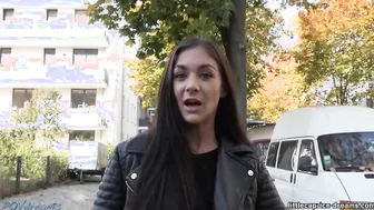 German hottie Lullu Gun seduces stripper for steamy hook-up & dirty talk