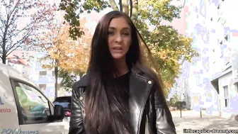 German hottie Lullu Gun seduces stripper for steamy hook-up & dirty talk