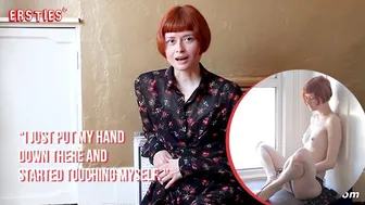 Watch this hot tattooed babe film her first solo video with sensual panties and tattoos