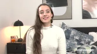 Watch Medea's natural tits bounce as she masturbates with a dildo and vibrator